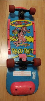 Radd ratt vintage skeitti 80-90 luku