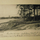 Ekenäs / Tammisaari, näkymä kallioilta kaupunkiin, p. 1903 - pikkukuva 1