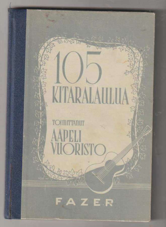 Aapeli Vuoristo: 105 kitaralaulua
