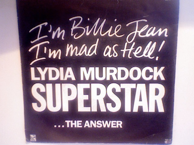 LYDIA MURDOCK :: SUPERSTAR (Billie Jean) :: VINYYLI 7"  1983