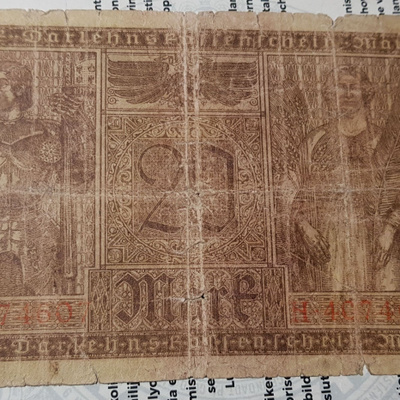 20 mk saksa 1918  kl 3