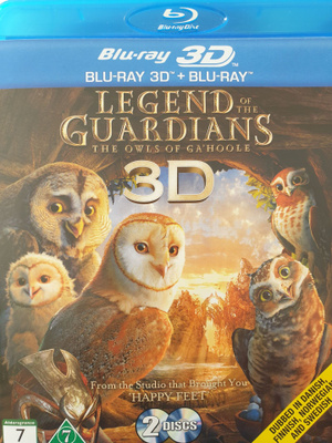 LEGEND OF THE GUARDIANS BLU-RAY SUOMIPUHE