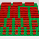LEGO Technic: 160 x Punainen palikka & levy - pikkukuva 2