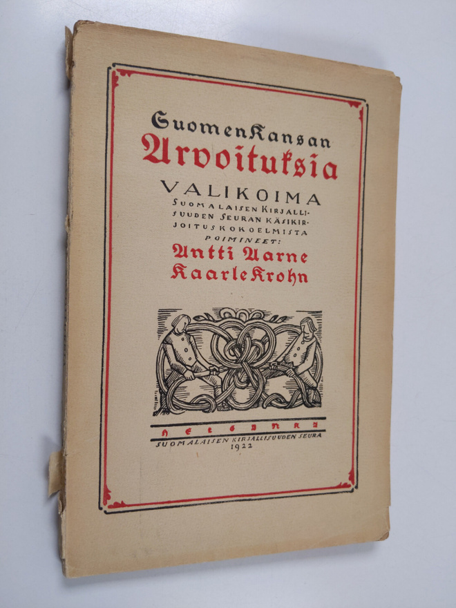 Suomen kansan arvoituksia : valikoima