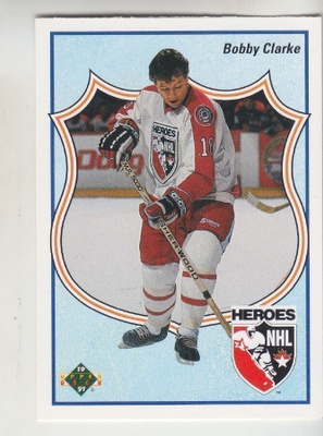 90-91 UD Bobby Clarke ranskankielinen