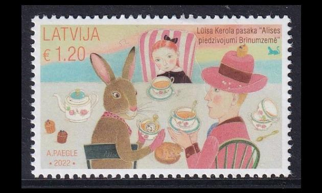 Latvia 1159 ** Satuja Liisa Ihmemaassa (2022)