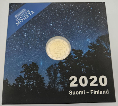 Suomi 2 € 2020 Yliopistot ja yhteiskunta Proof