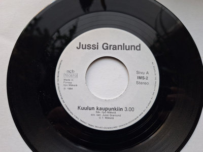 JUSSI GRANLUND - KUULUN KAUPUNKIIN 7 " Single