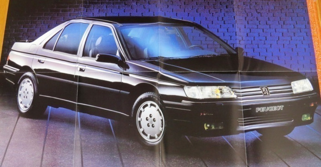 1990 Peugeot 605 2.0 / 3.0 esite -  KUIN UUSI