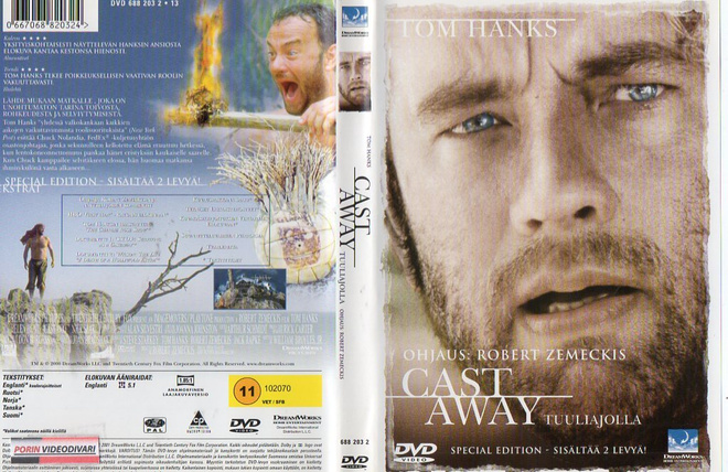 Cast Away-Tuuliajolla	(1 563)	K	-FI-	DVD	suomik.	(2)	tom han
