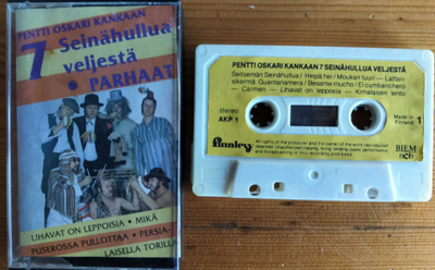 7 SEINÄHULLUA VELJESTÄ-PARHAAT-Kasetti,AKP1,v.1986, FINNLEVY