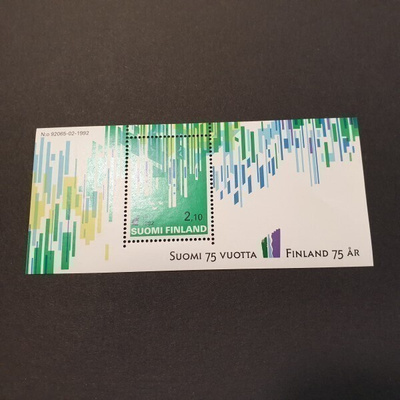 // Blokki  9  Suomi 75v    postituore