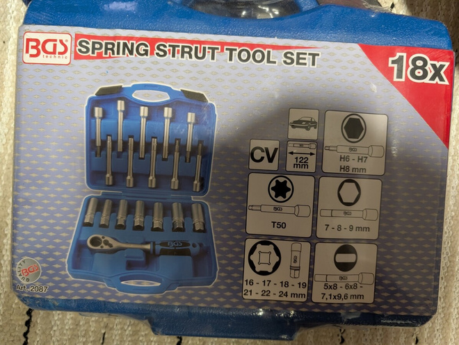Brilliant Tools Iskunvaimennin-työkalusarja, 18-osaa