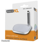 basicXL Memo Tyyny USB 2.0 hubi, 3x A naaras porttia *UUSI* - pikkukuva 5
