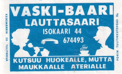 Lauttasaari, Vaski -  Baari  b581
