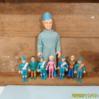 * HYVÄKUNTOISET 90-LUVUN THUNDERBIRDS FIGUURIT MATCHBOX * - pikkukuva 1