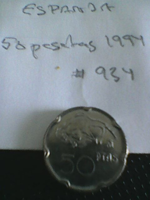 Espanja 50 pesetas 1994, km#934