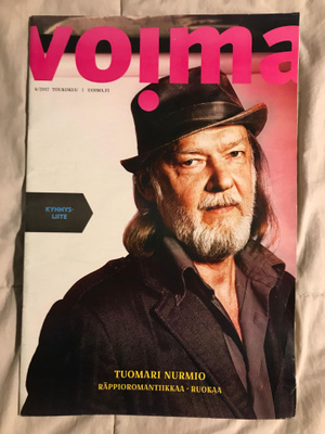 Voima lehti 4/2017  kansikuvajuttu Tuomari Nurmio