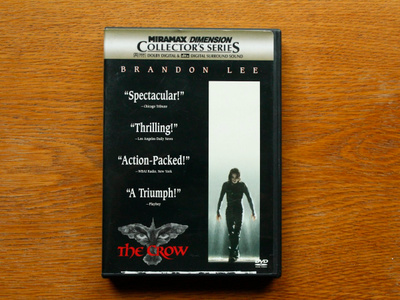 The Crow (1994) Collector's Series 2DVD HUOM! Alue 1