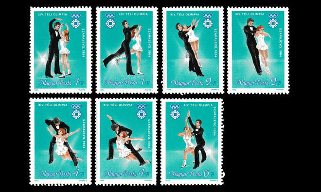 Unkari 3652-8 ** Talviolympialaiset Sarajevo (1983)