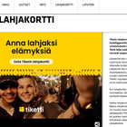 Tiketin lahjakortti (Arvo 5 €) Ale -60 % - pikkukuva 1