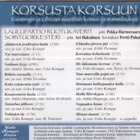 KORSUSTA KORSUUN LAULUPARTIO RUOTUKAVERIT JA SOINTUORKESTERI - pikkukuva 2