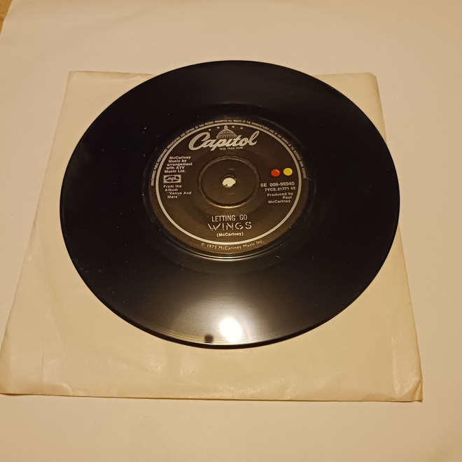 Wings – Letting Go 7" orig Fin 1975 Super Rare uusi!!