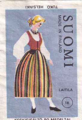 Laitila 16,  Kansallispuku nainen b575
