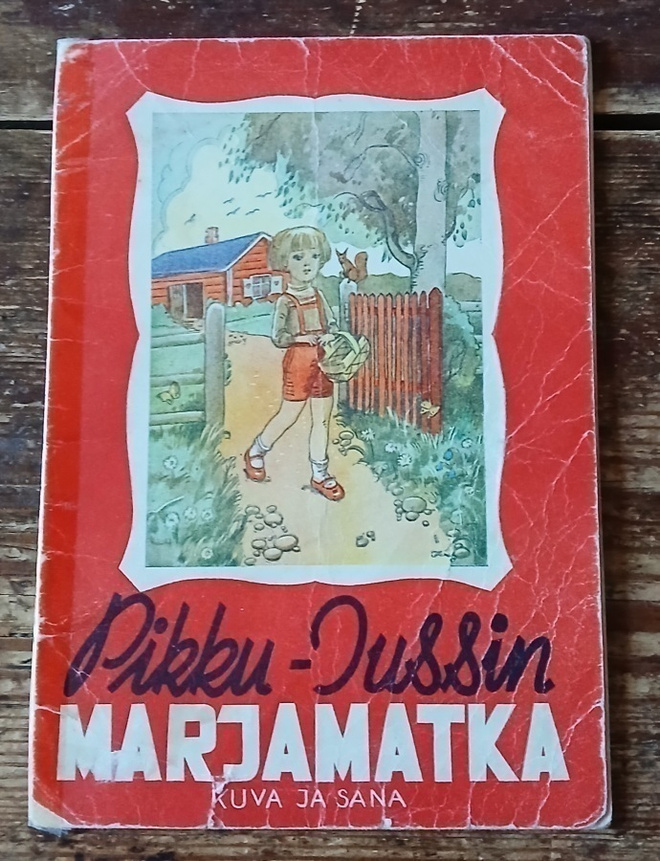 Pikku-Jussin marjamatka , kuvitus Eeli Jaatinen