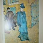 Toulouse-Lautrec: Jane Avril lähdössä Moulin Rougesta, ei p. - pikkukuva 1