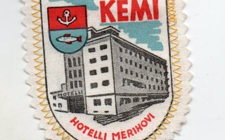 Kemi: Matkailu /hihamerkki  (kangasta), vaakuna