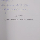 Arja Mikluha : Lahjat ja liikelahjat eri maissa (signeera... - pikkukuva 3