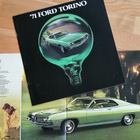 1971 Ford Torino PRESTIGE  esite - KUIN UUSI - ISO - 20 siv - pikkukuva 1