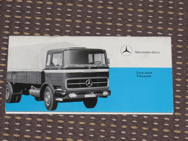1964 Mercedes-Benz kuorma-autot esite - suom  - 24 sivua