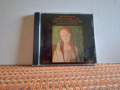 Jacob Obrecht:Missa Maria Zart-Peter Phillips CD