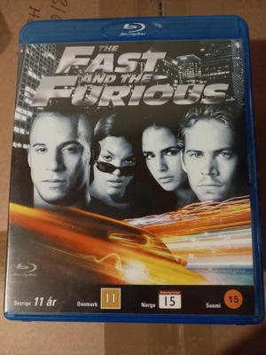Fast and the Furious Nordic Blu-ray