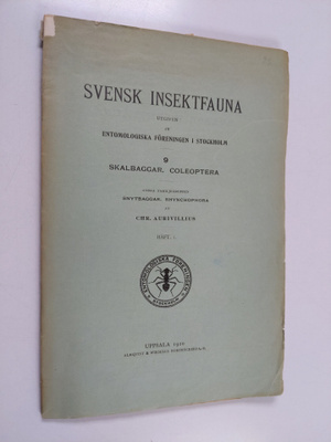 Svensk Insektfauna utgiven av Entomologiska Föreningen i ...
