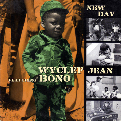 Wyclef Jean Featuring Bono - New Day (CD) VG++!! U2