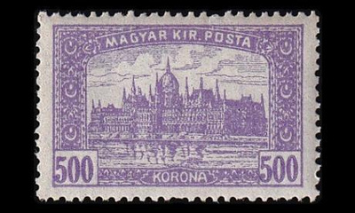 Unkari 366 ** Parlamenttitalo 500 Kr (1921)