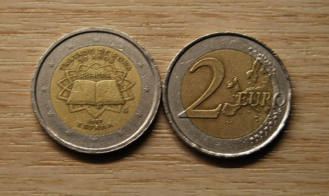 Espanja 2007 2 € Rooman sopimus