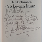 Heikki Turunen : Yö kevään kuun (signeerattu, tekijän omi... - pikkukuva 3