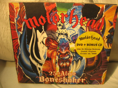 Motörhead: 25 &  Alive "Boneshaker" DVD+CD.