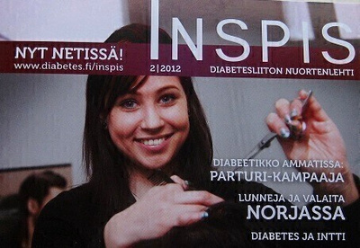 Inspis tyttö Postikortti