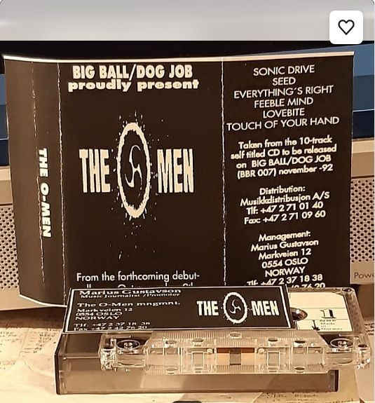 The O-Men -promokasetti 1992 (Gluecifer, Euro Boys)
