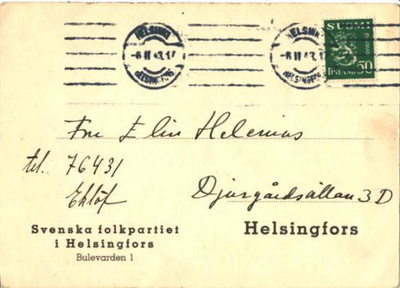 FIRMAKORTTI HELSINKI