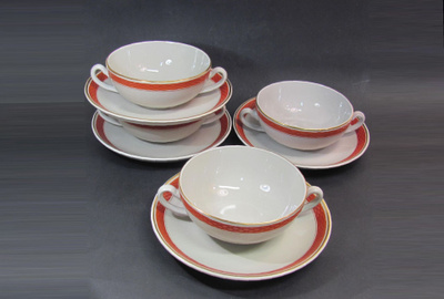 LIEMIKULHO - ALUMINIA / ROYAL COPENHAGEN - 4 KPL