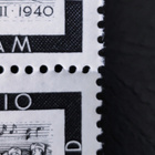 1941 Presidentti Kallion surumerkki - numerokuusilo ** - pikkukuva 2