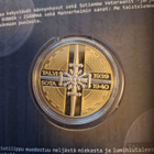 Talvisodan muistomitali 24k kultauksella ja osa platinointi. - pikkukuva 1