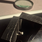 18k/750 valkokulta timantti sormus,0.45ct timantilla. - pikkukuva 4