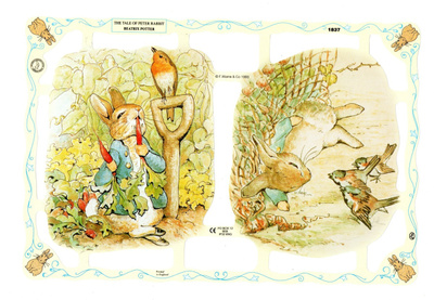 KIILTOKUVA °°PETER RABBIT°° / Mlp1837 (Beatrix Potter)
